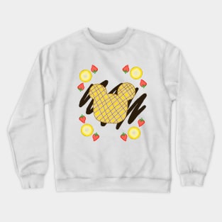 Bear shaped waffle Crewneck Sweatshirt